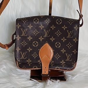 Authentic Louis Vuitton monogram cartouchiere cross body